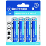 Westinghouse AA Dynamo Alkaline - Blister Pack of 8