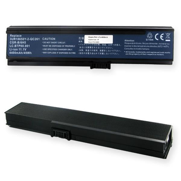 Laptop Battery - ACER 11.1V 4400mAh Li-ION  / LTLI-9056-4.4 / NM-BATEFL50L6C40-6