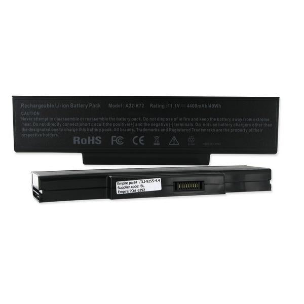 Laptop Battery - ASUS 11.1V 4400MAH LI-ION  / LTLI-9255-4.4 / NM-A32-K72