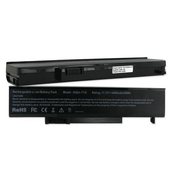 Laptop Battery - GATEWAY 11.1V 4400MAH LI-ION  / LTLI-9258-4.4 / DQ-SQU-715-6