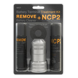 Battery Terminal Cleaning Kit - Includes Remove Battery Cleaner, NCP2 Battery Corrosion Preventative, Battery Terminal Brush, and NCP2 Battery Terminal Protectors
