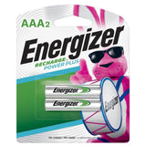 Energizer Recharge® Power Plus AAA Rechargeable NiMh Batteries - 2pk