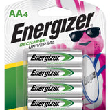 Energizer Recharge® Power Plus AA Rechargeable NiMh Batteries - 4pk
