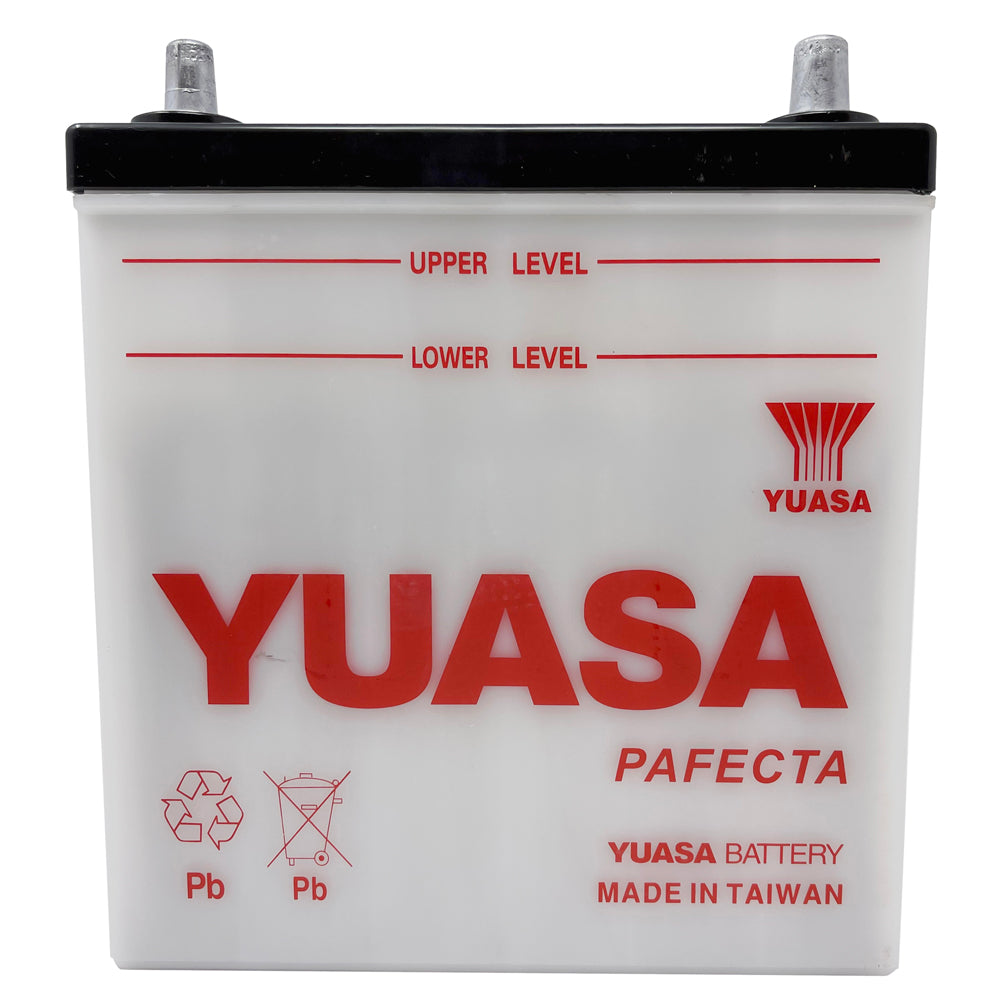 Yuasa NS40ZL Conventional Japanese Tractor Battery - PENCIL POSTS, Dry Charged 12V, 35 AH, 275 CCA  M22S4L