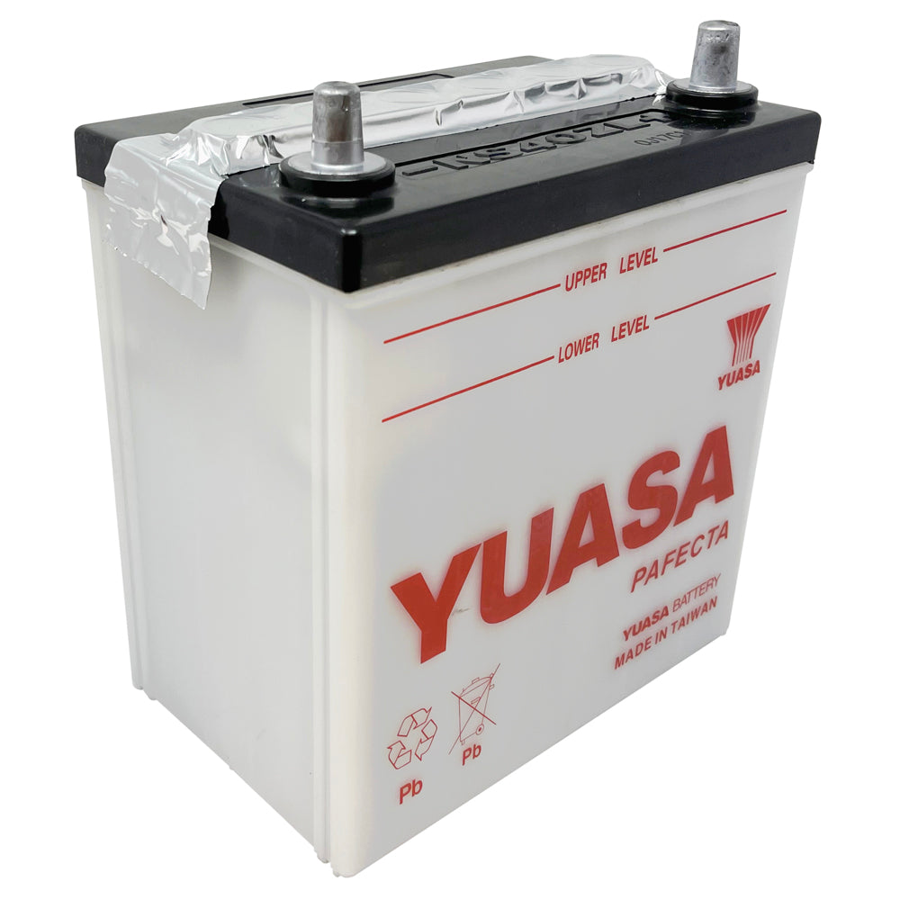 Yuasa NS40ZL Conventional Japanese Tractor Battery - PENCIL POSTS, Dry Charged 12V, 35 AH, 275 CCA  M22S4L
