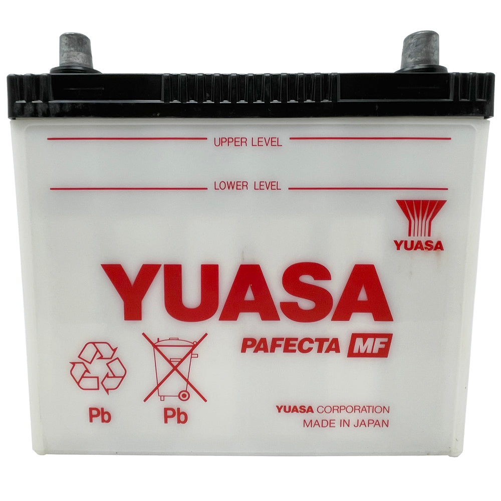 Yuasa NS60L(S) Conventional Japanese Tractor Battery - STANDARD POSTS, Dry Charged 12V, 45 AH, 330 CCA, 46B24L(S), M22S6L