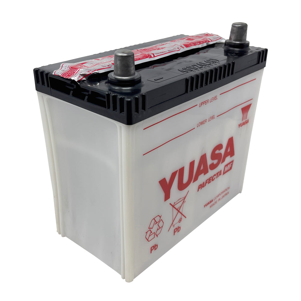 Yuasa NS60L(S) Conventional Japanese Tractor Battery - STANDARD POSTS, Dry Charged 12V, 45 AH, 330 CCA, 46B24L(S), M22S6L