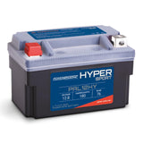 PowerSonic Hyper Sport LiFePO4 Battery PAL12HY - 12.8V 180CA 7Ah-12Ah  Replaces YTZ10S  YT12A-BS