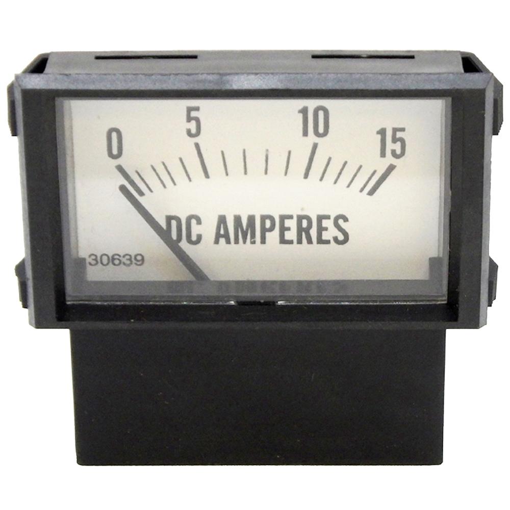 PR18-15 - Amp Meter 0-15A Snap-In for Battery Chargers