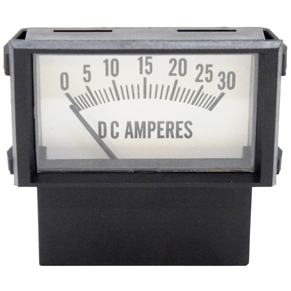 PR18-30 - Amp Meter 0-30A Snap-In for Battery Chargers