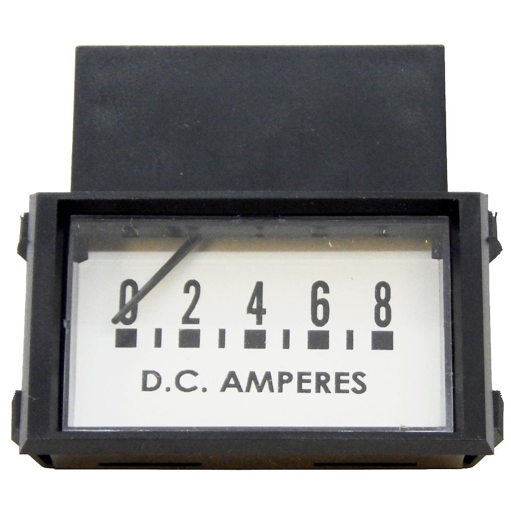 PR18-8I - Amp Meter 0-8A Snap-In Inverted Mount for Schumacher Battery Chargers