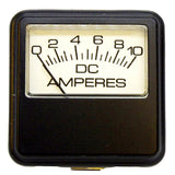PR24-10 - Amp Meter 0-10A Metal Face Clamp-Mount Heavy-Duty for Battery Chargers