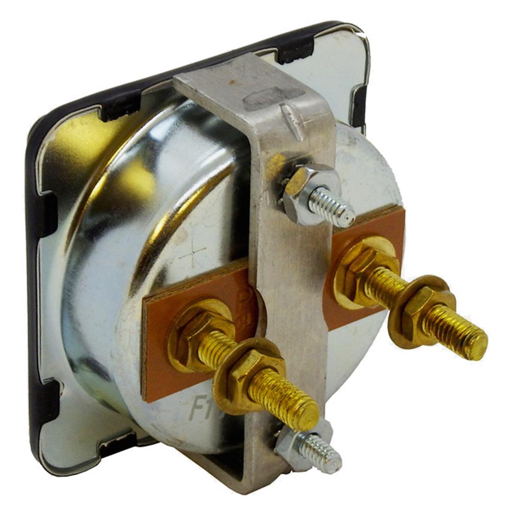 PR24-10 - Amp Meter 0-10A Metal Face Clamp-Mount Heavy-Duty for Battery Chargers
