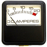 PR24-20 - Amp Meter 0-20A Metal Face Clamp-Mount Heavy-Duty for Battery Chargers