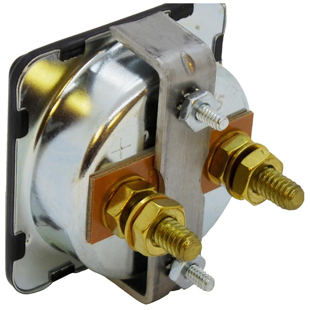 PR24-80 - Amp Meter 0-80A Metal Face Clamp-Mount Heavy-Duty for Battery Chargers