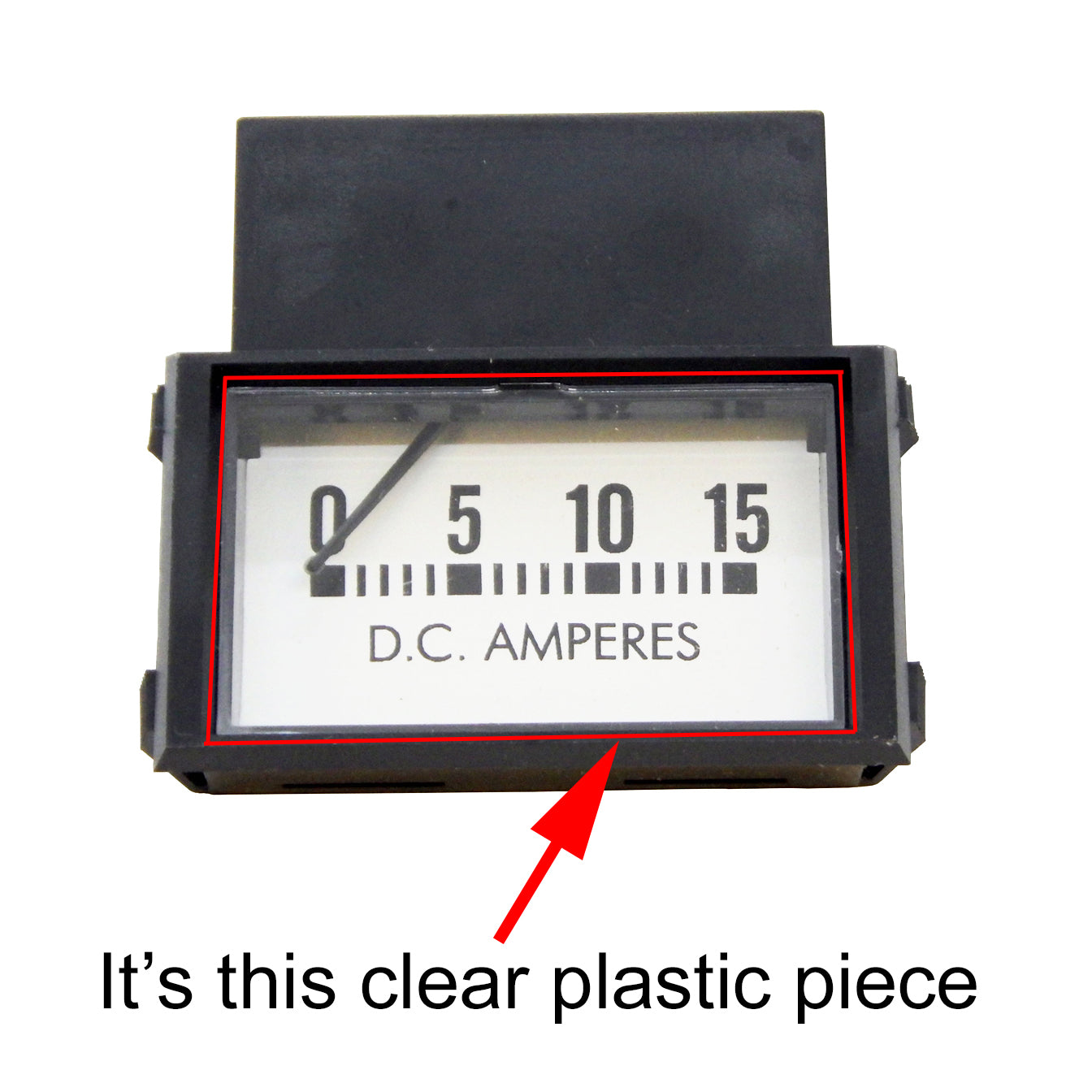 PR3551-1 - Bezel, Snap-In Polystyrene for Model 18 Meters