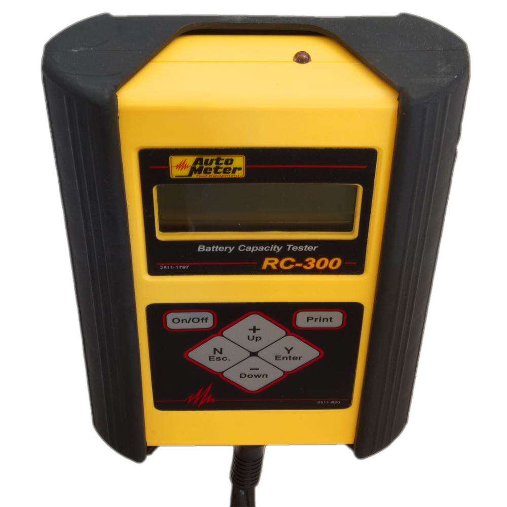 AutoMeter RC-300 Technician Grade Intelligent Handheld SLA / AGM Battery Tester with AH Capacity Test for 6/12V Batteries rated 4-50AH