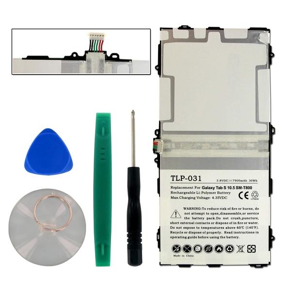 Tablet Battery - SAMSUNG EB-BT800FBC 3.8V 7900mAh LI-POL BATTERY (T)  / TLP-031 / PRB-89