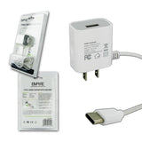 USB Home Charger - TYPE C HARDWIRED HOME CHARGER W/ USB 2.1A WHITE