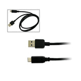 USB Data Cable - TYPE-C TO USB-A BLACK 3FT DATA CABLE