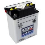 YB14A-A1 High Perf Conv 12V MC Battery, Dry Charged 14 AH, M224A1