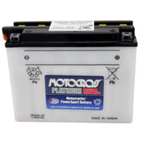 YB16AL-A2 High Perf Conv 12V MC Battery, Dry Charged 16 AH, M32162
