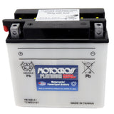 YB16B-A1 High Perf Conv 12V MC Battery, Dry Charged 16 AH, M22161