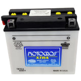 YB18-A High Perf Conv 12V MC Battery, Dry Charged 18 AH, M2281Y