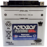 YB30L-B High Perf Conv 12V MC Battery, Dry Charged 30 AH, M2230L