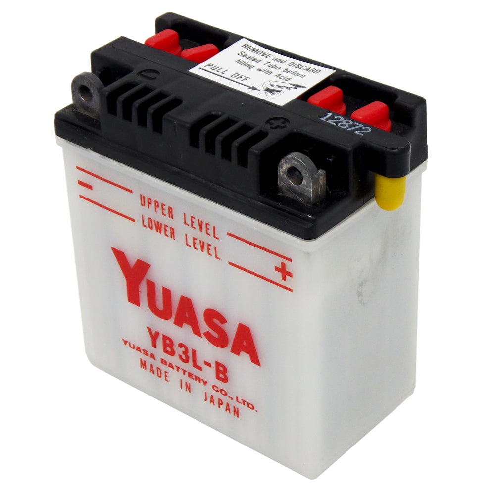 YB3L-B High Perf Conv 12V MC Battery, Dry Charged 3 AH, M223LB