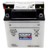 YB9A-A High Perf Conv 12V MC Battery, Dry Charged 9 AH, M229AY