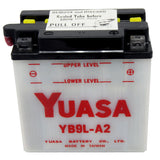 YB9L-A2 High Perf Conv 12V MC Battery, Dry Charged 9 AH, M2292Y