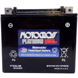 YTX20L-BS 12V AGM MC Battery, Dry Charged w/Acid Pack 18 AH, 270 CCA  M320BS