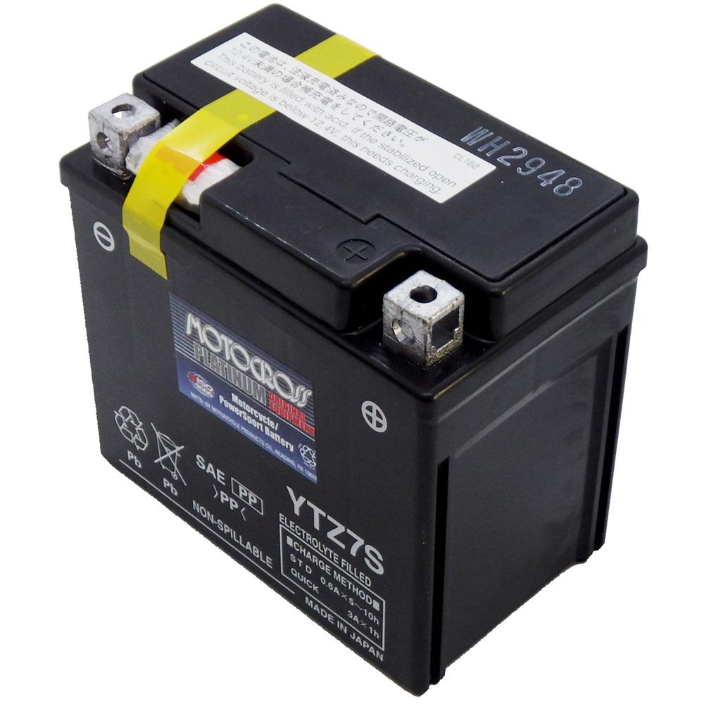 YTZ7S High Performance 12V AGM MC Battery, FA, 6 AH, 130 CCA  M727ZS