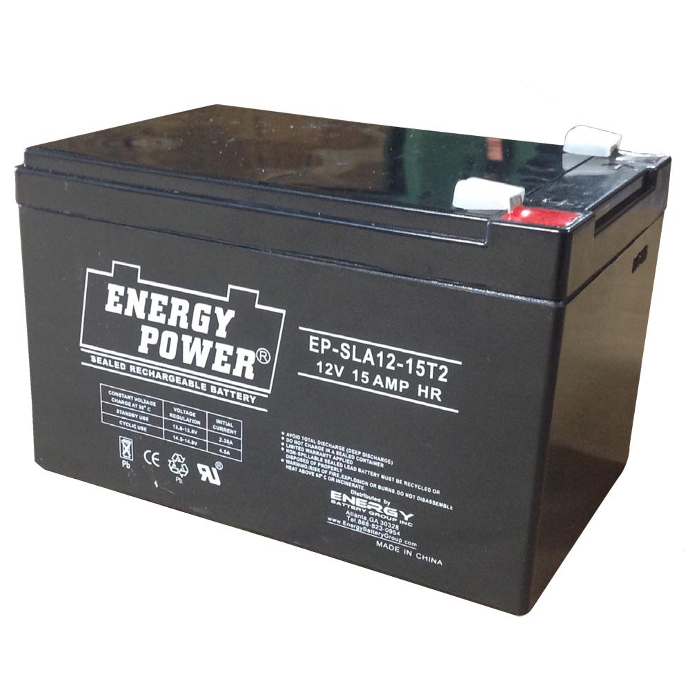 Escalera Rizo Trueno Energy Power 12V, 15AH SLA AGM Battery - T2 — PLP Battery Supply